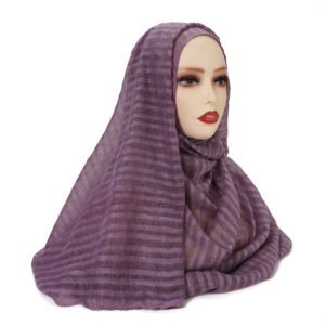 Diamond Stripe Cotton Hijab Multi Pcs5