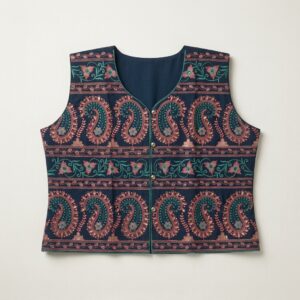 Embroidered Traditional Cotton WaistcoatVest