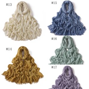 Lightweight Crinkle Textured Hijab Multi Pcs4